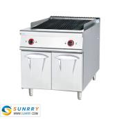 Electric Lava Rock Grill With Cabinet