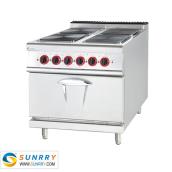 Electric Range With 4-Burner and Electric Oven