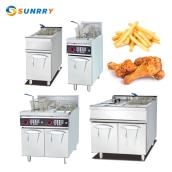 Floor Type 1 Tank 2 Tank Electric Gas Commercial Deep Fryer