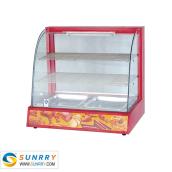 Electric Curved Glass Warming Showcase