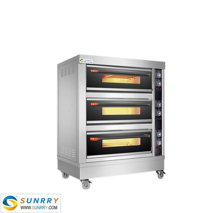 Electric Deck Oven With Glass Door