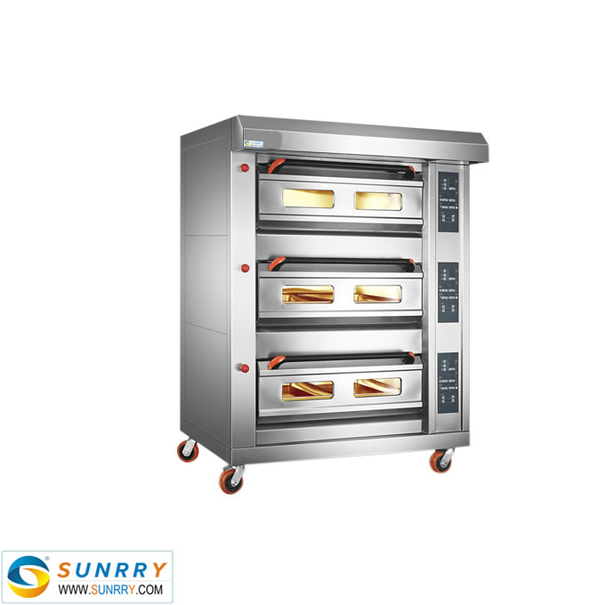 Luxurious Gas Deck Oven With Spray Function