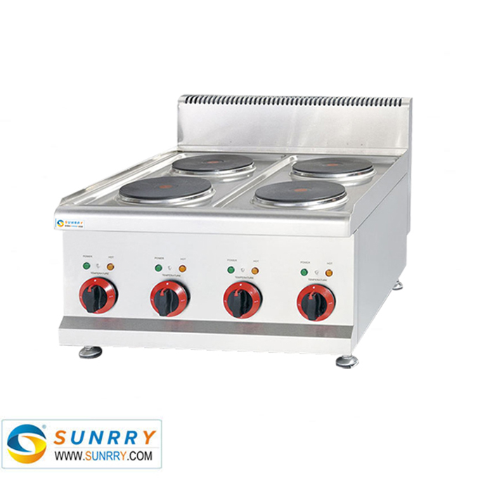 Counter Top Electric 4-Plate Cooker