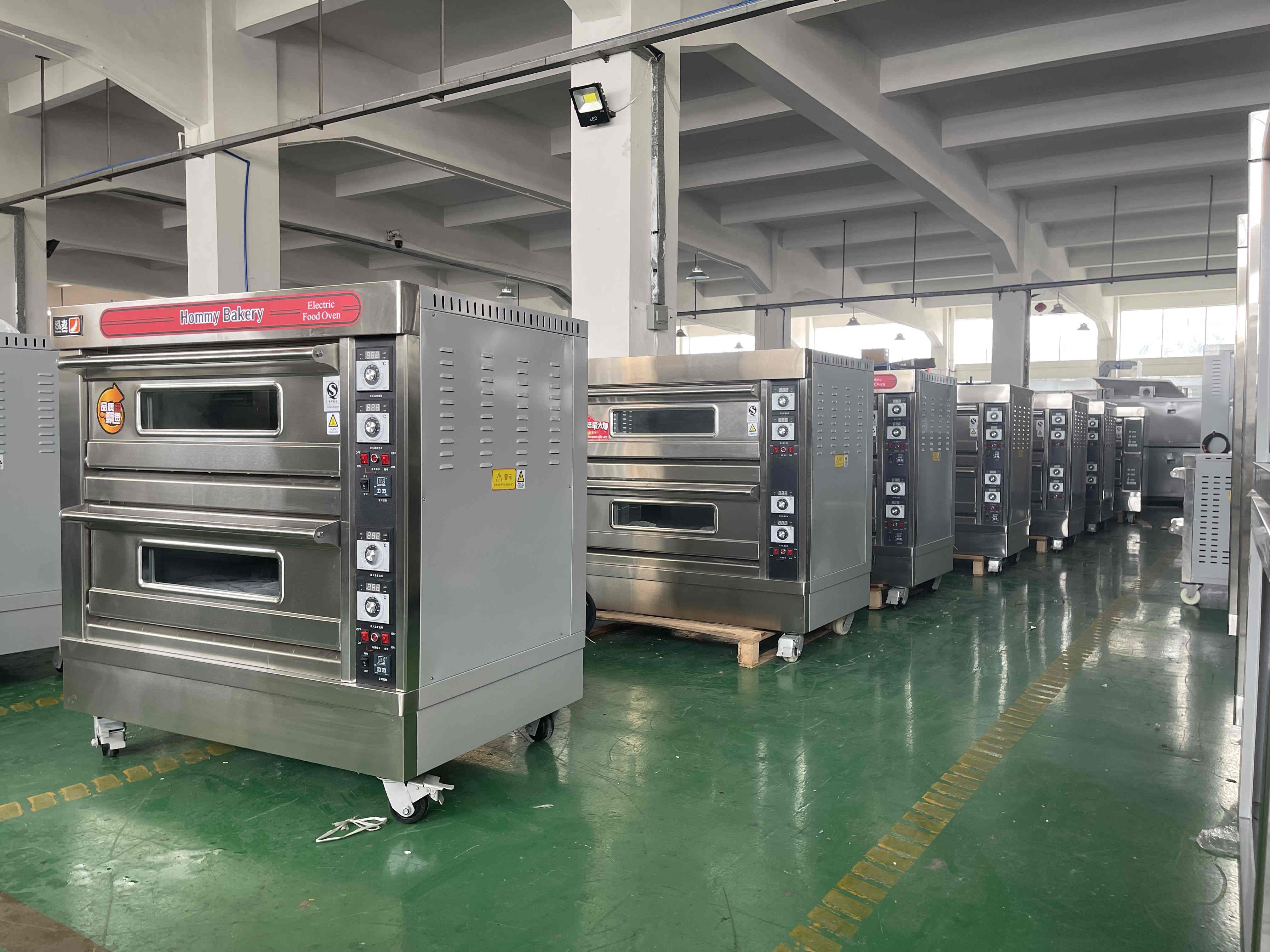 Electric Gas 1 2 3 Deck Oven Industrial Commercial Bakery Oven