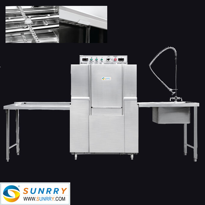 Single Cylinder & Single Chain Type Dishwasher