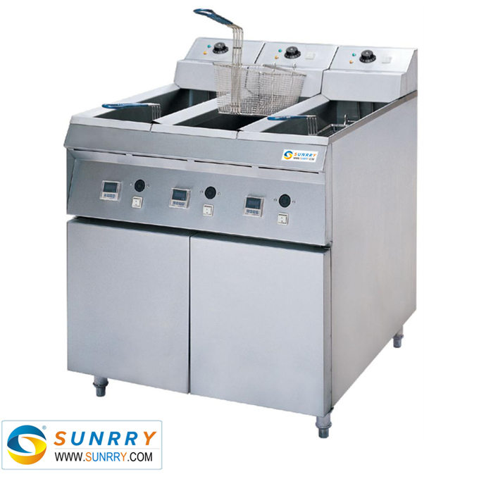 Electric 3-Tank Fryer