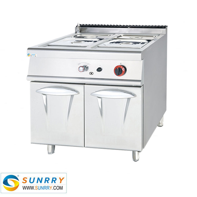 Stainless Steel Gas Bain Marie With Cabinet